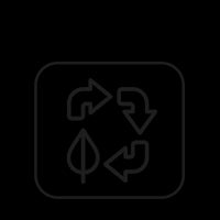 Healthy air icon illustration